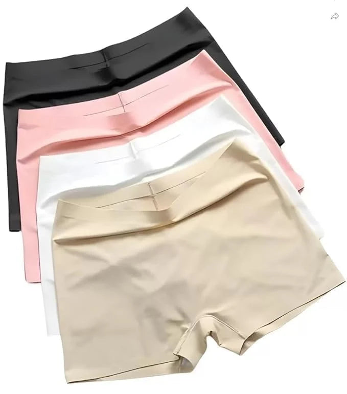 Pack 0f 3 Cotton High Waist Ladies Underwear Panties | Boy Short Panties | Multicolor Combo Panty
