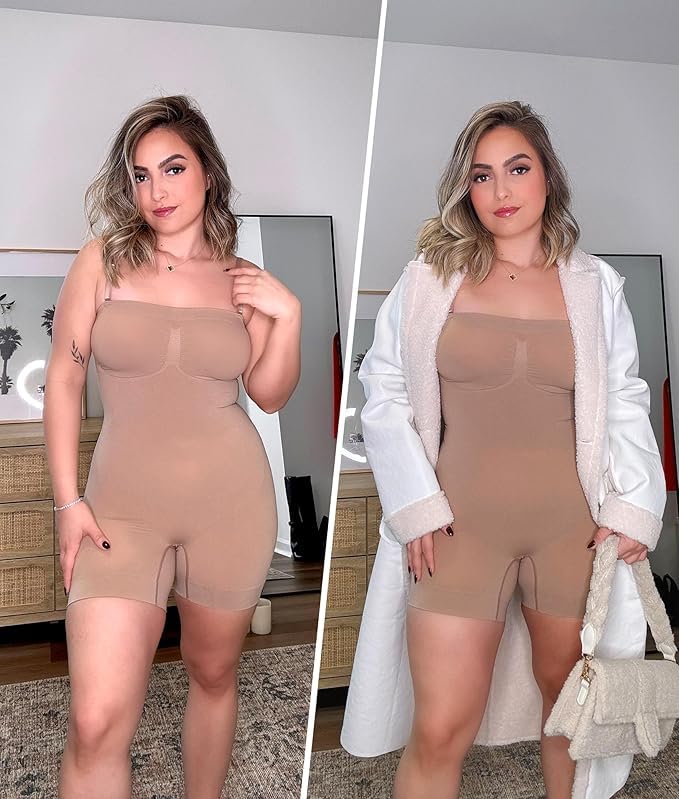 Strapless Butt Lifting Body Shaper