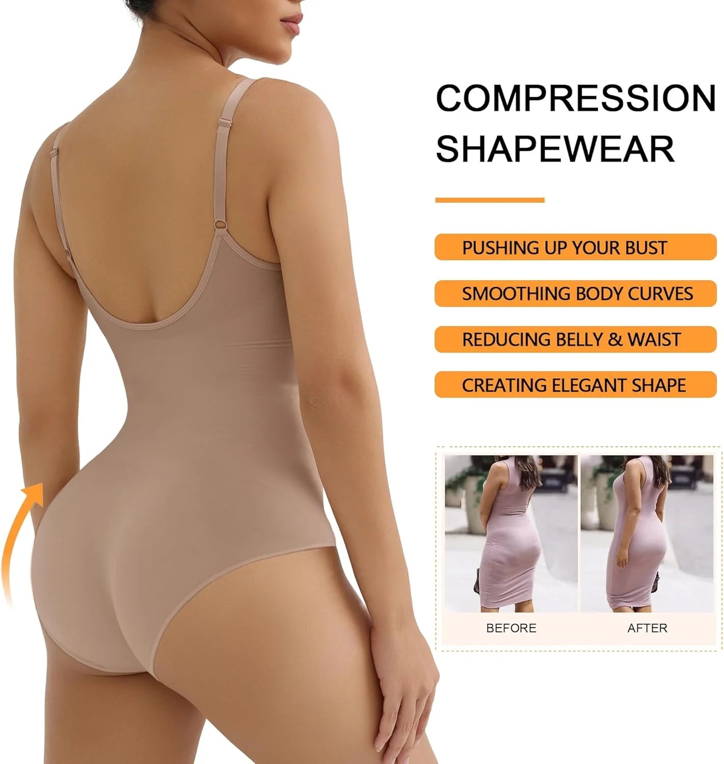 Thong Shapewear Bodysuits Slimming