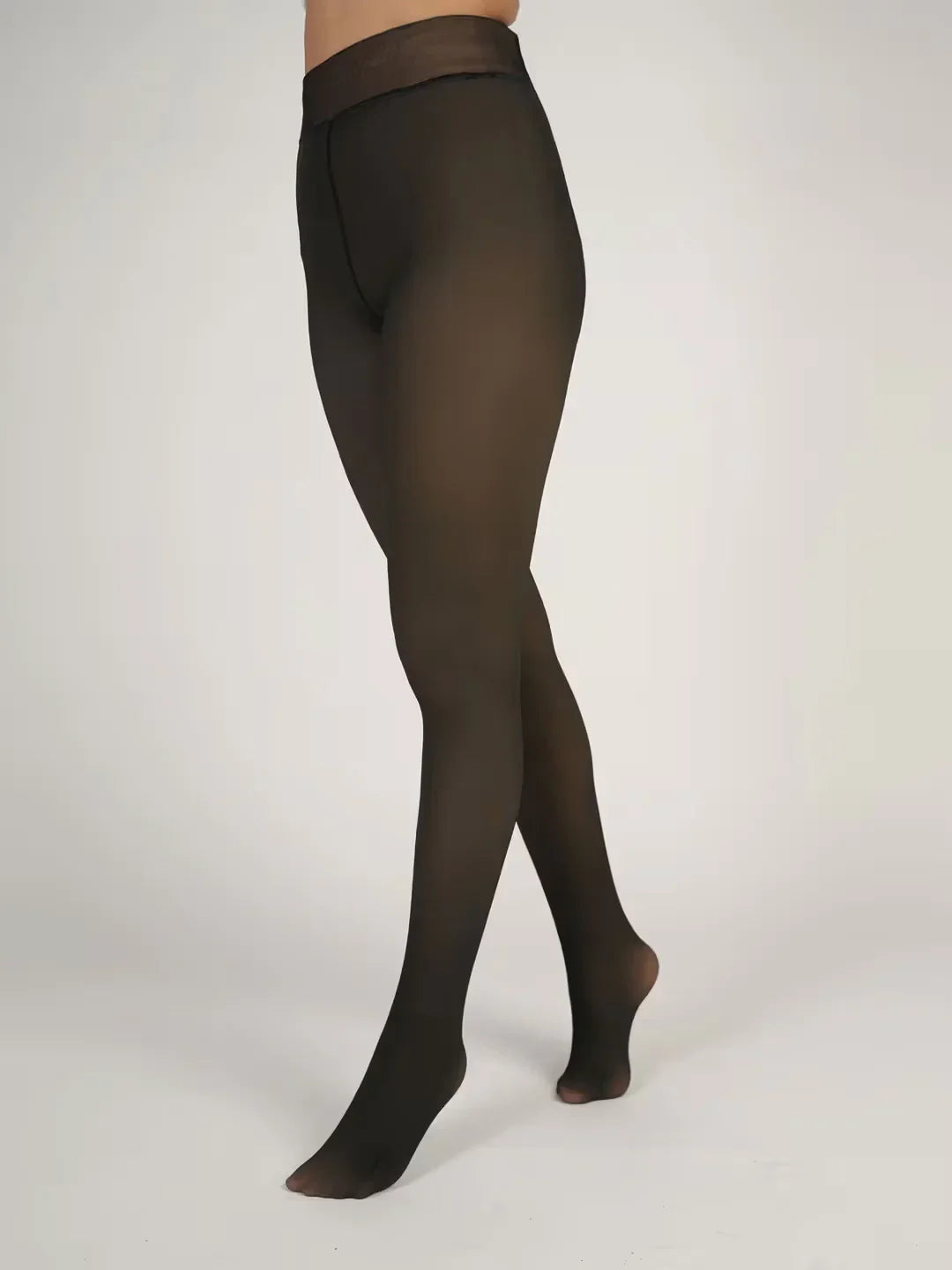 Leggings Thermal Winter Warm Fleece Translucent Stockings