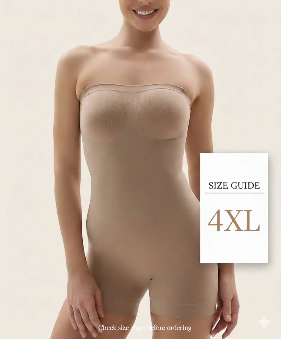 Strapless Butt Lifting Body Shaper