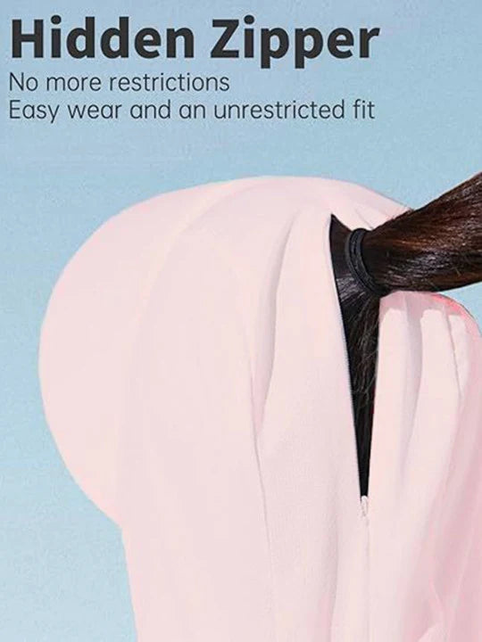 Sun & UV Protection UPF Jacket With Visor