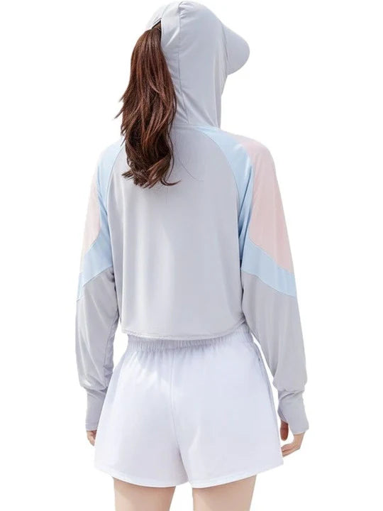 Sun & UV Protection UPF Jacket With Visor