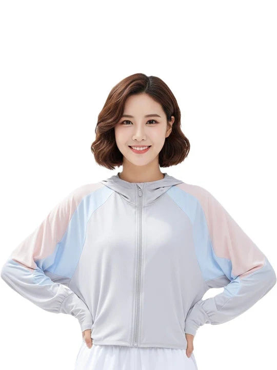 Sun & UV Protection UPF Jacket With Visor